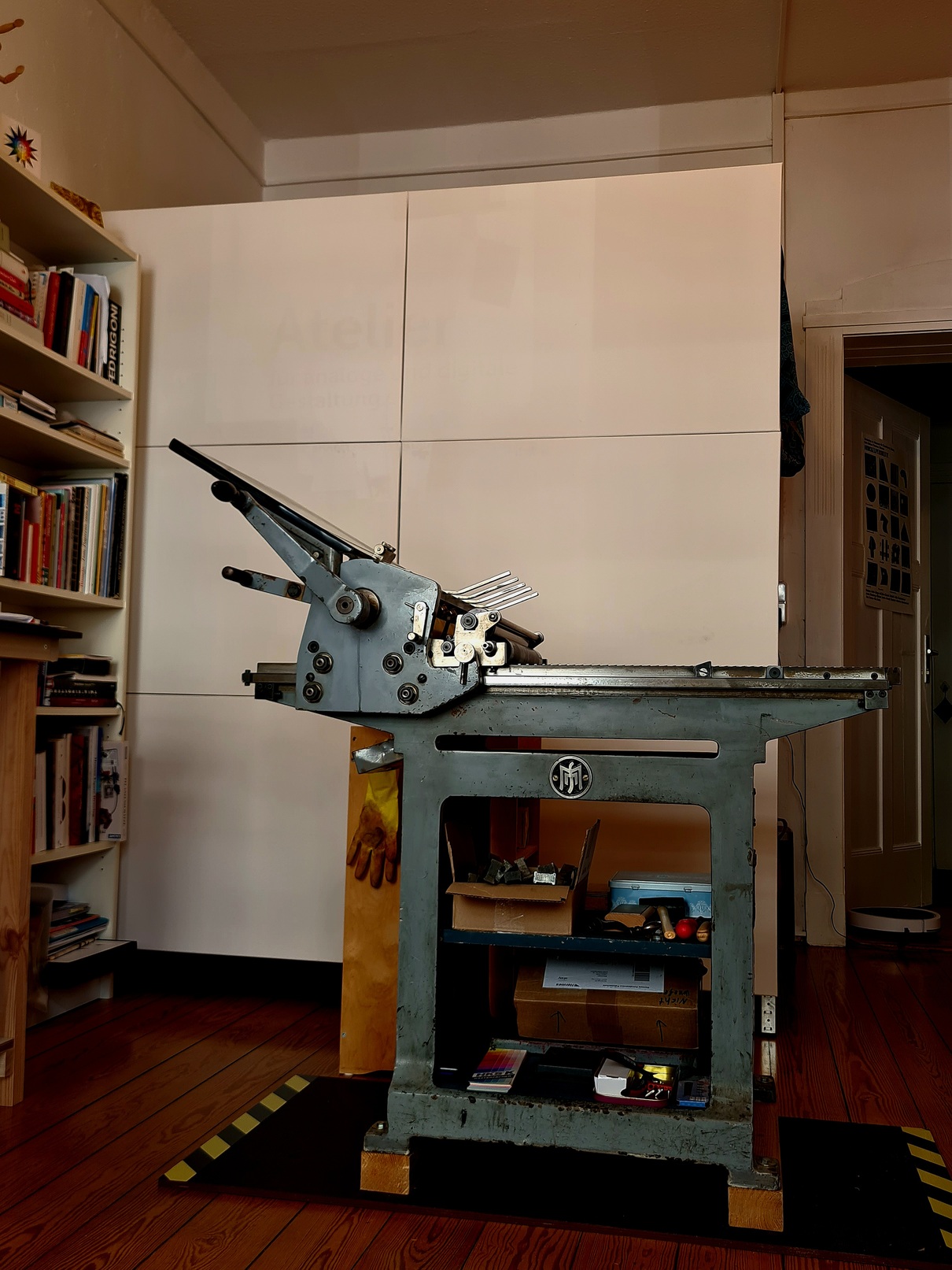 Ausschnitt eines Druckateliers